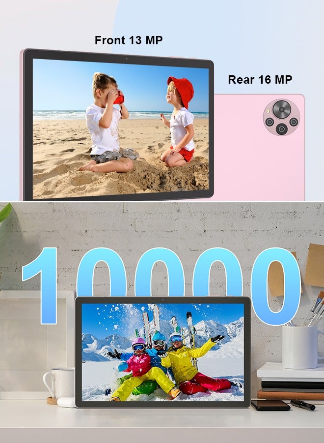 C idea - Tablet Newest 10.36 Inch , Android Tablet Pc with SIM, 2K Screen Educational Tablet with keyboard, Pen and Mouse CM10500 Plus Pink - Image 1