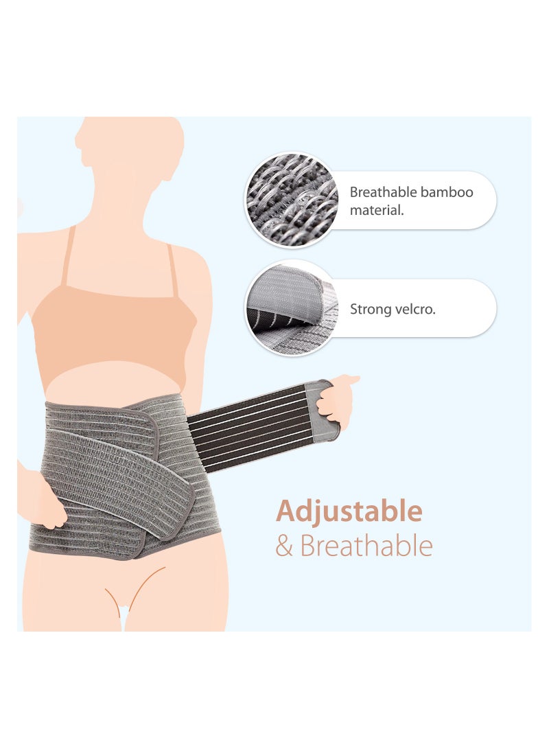 Postpartum Abdominal  Maternity Belt - Grey, L/XL - pnsku/N70142023V/45/_/1736491591/88f23ca8-d22b-4060-8b84-fb6cd81304d0