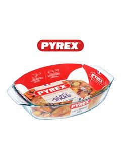 PYREX Pyrex Irresistible Oval Roaster 2.8L - Versatile Borosilicate Glass Kitchen Essential Clear  - Image 2