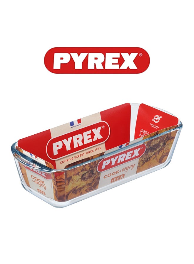 PYREX Pyrex Bake & Enjoy Loaf Dish 28 cm - Durable Borosilicate Glass for Baking and Serving - Image 1