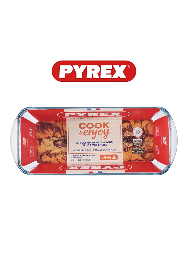 PYREX Pyrex Bake & Enjoy Loaf Dish 28 cm - Durable Borosilicate Glass for Baking and Serving - Image 2
