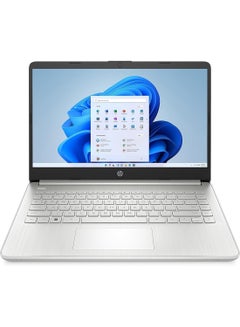HP 14s (Upgraded Version) Laptop With 14 Diagonal FHD Anti-Glare Touch Screen Display - Intel Core i3-1215U Processor/8GB RAM/1TB SSD/Intel UHD Graphics/Windows 11 English/Arabic Natural Silver  - Image 1