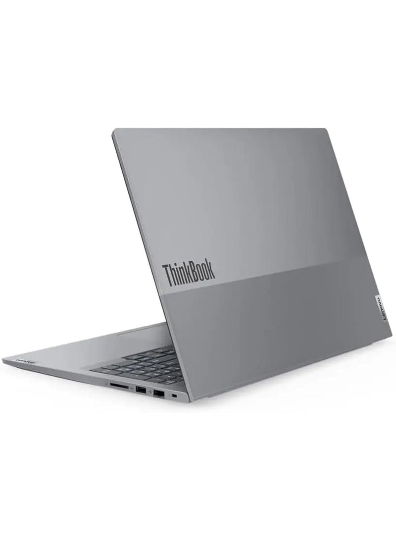 Lenovo - Thinkbook 16 G6 IRL (Upgraded Version) Laptop With 16-Inch WUXGA IPS Anti-glare Touch Screen Display, Intel Core i7-13700H Processor/16GB RAM/512GB SSD/Intel Iris Xe Graphics/Windows 11 English/Arabic Arctic Grey - Image 1