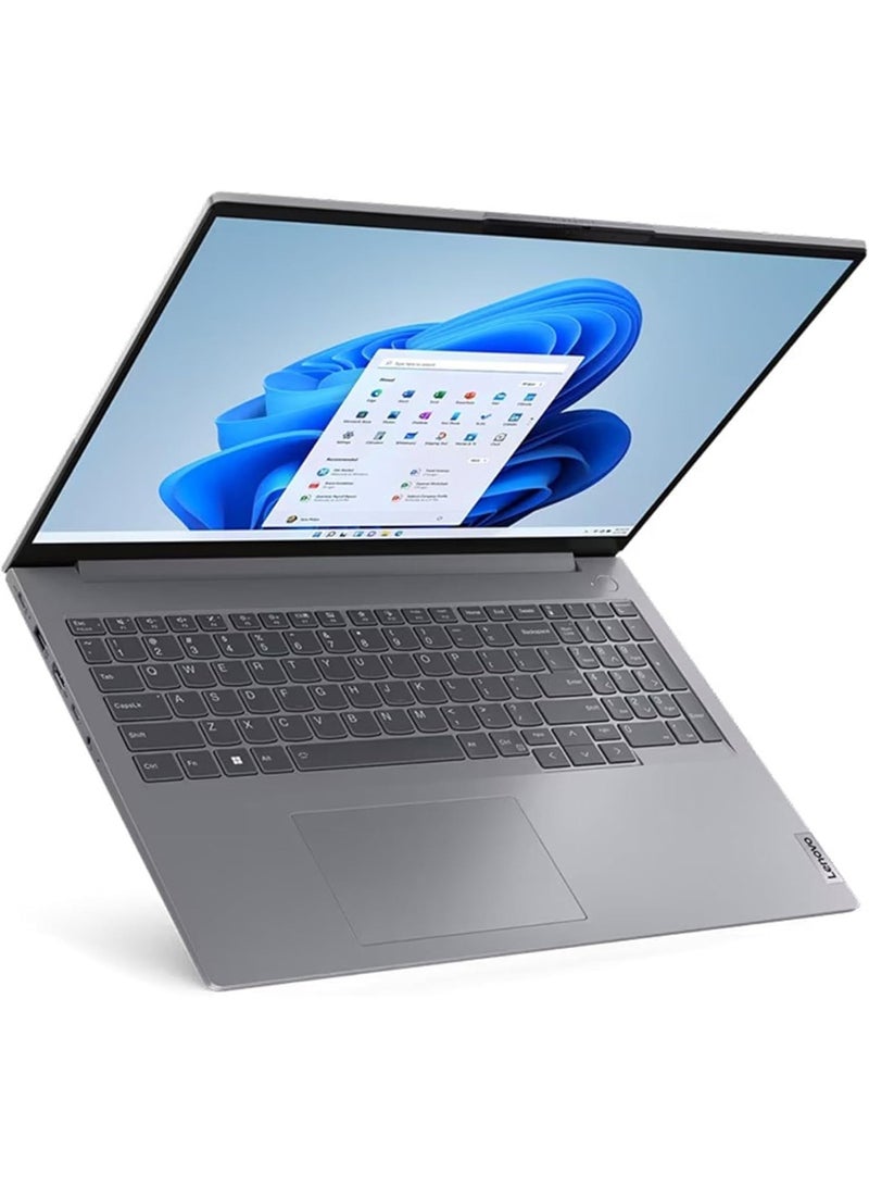 Lenovo - Thinkbook 16 G6 IRL (Upgraded Version) Laptop With 16-Inch WUXGA IPS Anti-glare Touch Screen Display, Intel Core i7-13700H Processor/16GB RAM/512GB SSD/Intel Iris Xe Graphics/Windows 11 English/Arabic Arctic Grey - Image 1