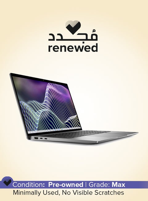 Renewed - Latitude 7440 Laptop With 14-Inch FHD Display,Core i7-1365U/13th Gen/10-Core/32GB RAM/1TB SSD/Intel Iris Xe Graphics/Windows 11 Pro English/Arabic Silver