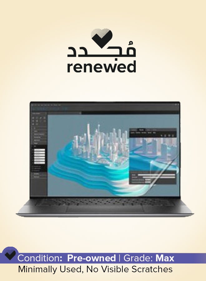 DELL Renewed - Renewed Core Precision 5560 Laptop With 15.6 Inch Display,Core i7-10850H/11th Gen/Hexa Core/32GB RAM/1TB SSD/4 Gb Nvidia Quadro Rtx A2000 4 Gb English/Arabic Grey  - Image 1