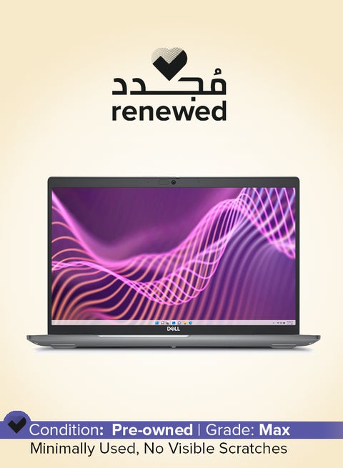 Renewed - Latitude 5540 Laptop With 15.6-Full HD Display,Core i7-1355U/13th Gen/10-Core/16GB RAM/512GB SSD/DOS Without Windows English/Arabic Black