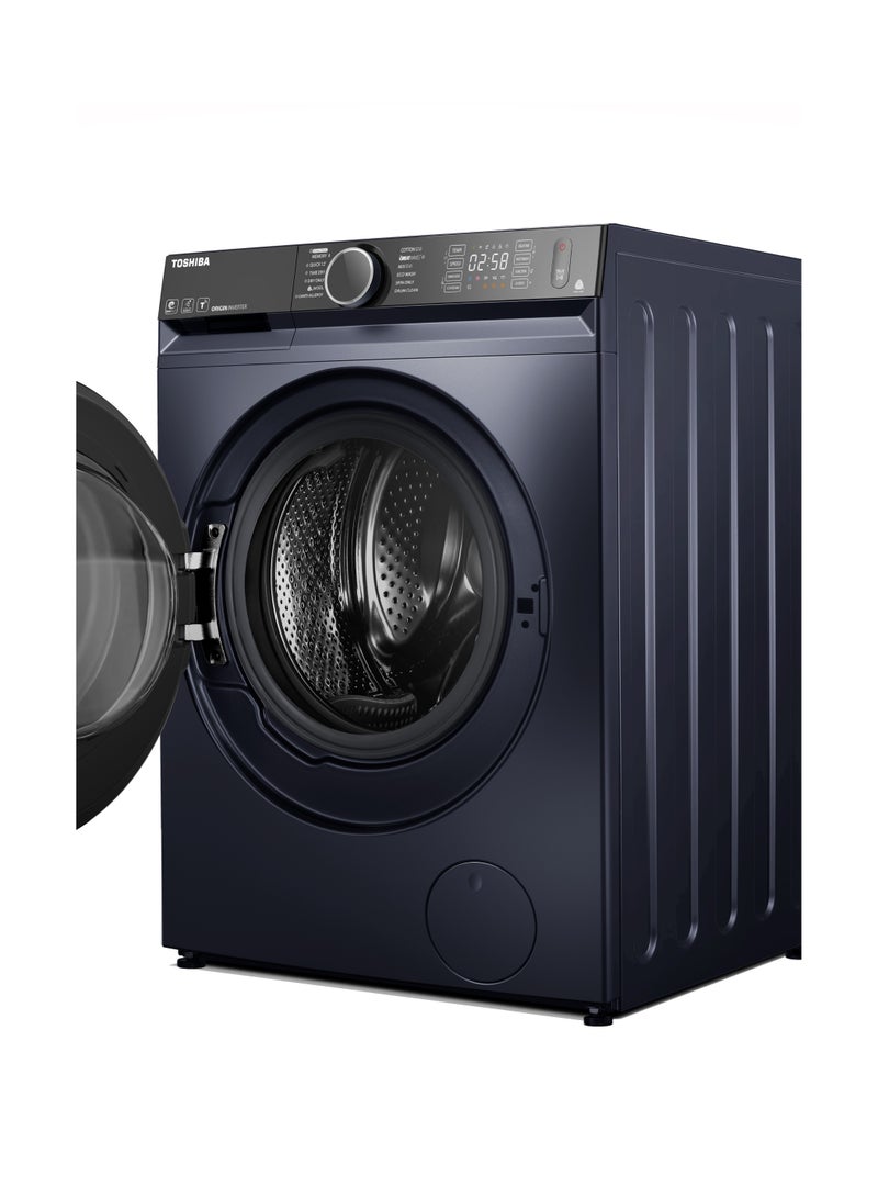 توشيبا Toshiba Washing Machine Automatic, Ultra Fine Bubbles, The Great Waves, Steam, Wi-Fi 12Kg Washer + 8 Kg Dryer, Origin Inverter - TWD-BM130GF4EG(MK) Grey - Image 3