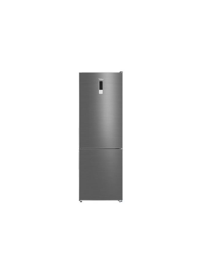مديا Reversible Door Bottom Freezer Refrigerator, 310 Liter Capacity Bru Steel MDRB424FGN46 silver  - Image 1