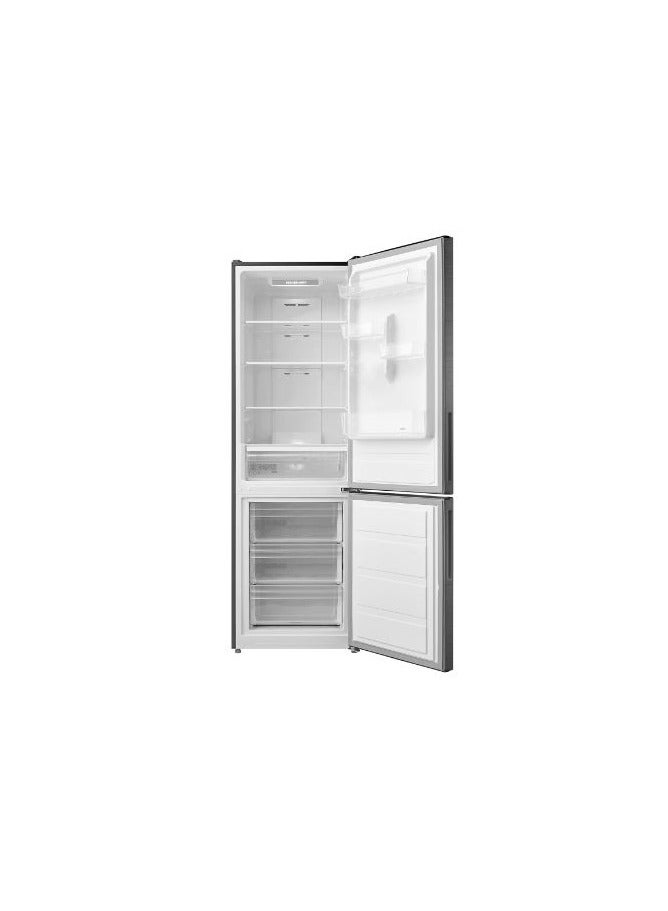 مديا Reversible Door Bottom Freezer Refrigerator, 310 Liter Capacity Bru Steel MDRB424FGN46 silver  - Image 2