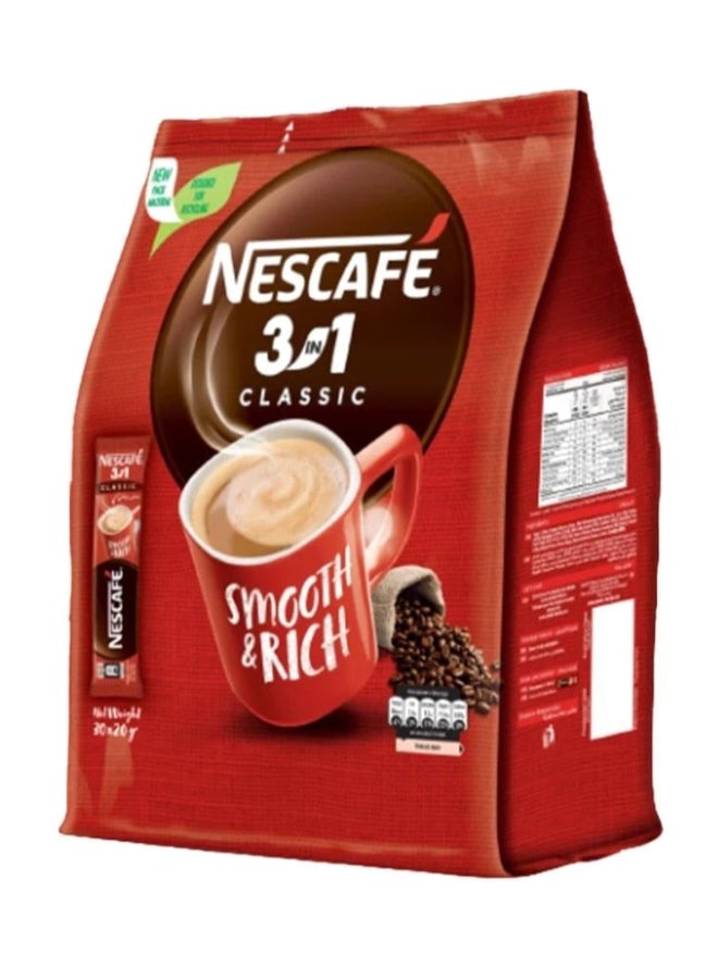 نسكافيه - Coffee 3In1 Bags 20G × 30 20grams Pack of 30 - Image 1