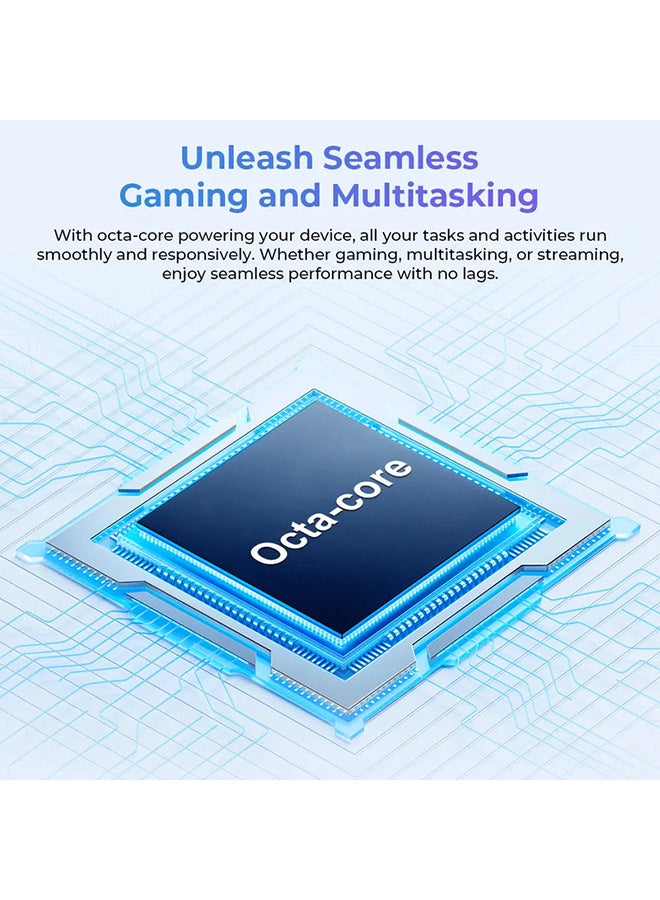 أوكيتل جوال C57 PRO ثنائي الشريحة بذاكرة رام 4+12 جيجابايت وذاكرة داخلية 128 جيجابايت لون اسود يدعم 4G LTE - إصدار الشرق الأوسط - Image 2