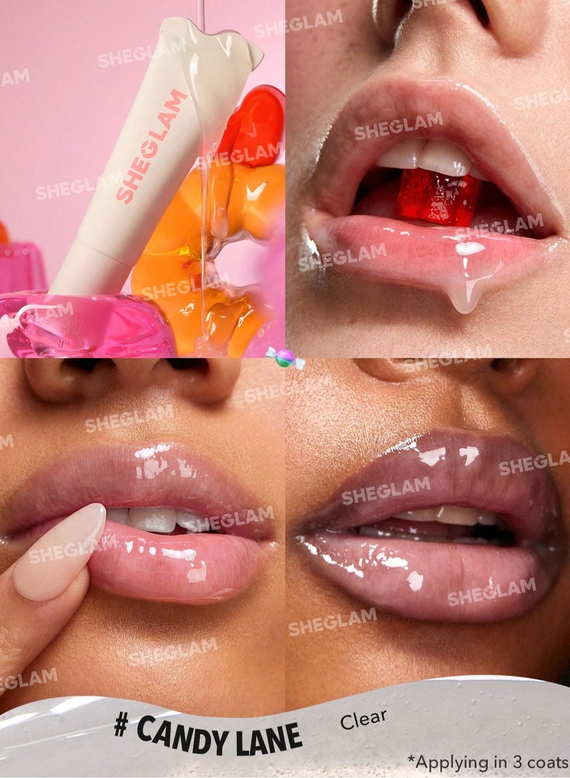 Crystal Glaze Moisturizing Lip Gloss - Candy Lane