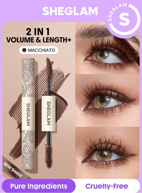 All-In-One Volume & Length Mascara-Waterproof Macchiato