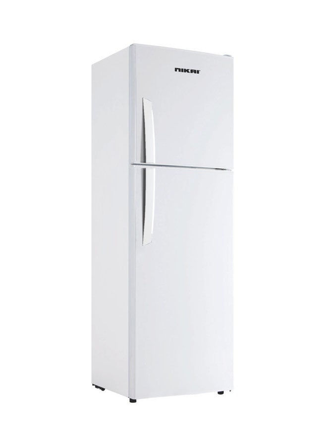 NIKAI 290 Liter , 10.2 Cubic Feet , Double Door Refrigerator , Large Storage capacity, Power Saving, Silent and Reliable Compressor, Super Strong Freezing NRF400DW White - Image 1