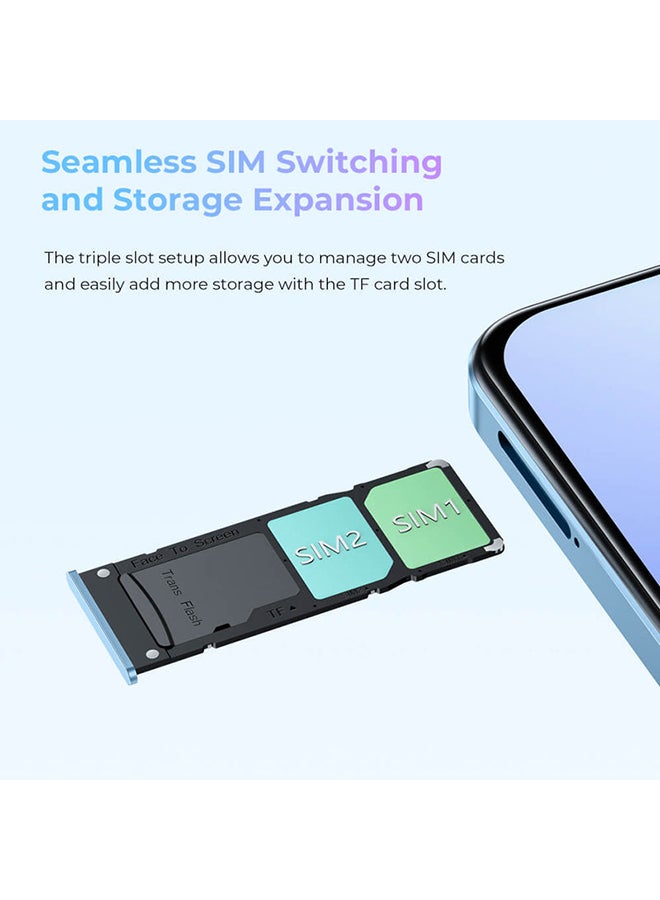 أوكيتل - C58 Dual SIM Blue 4+12GB RAM 128GB 4G  - Middle East Version - Image 1