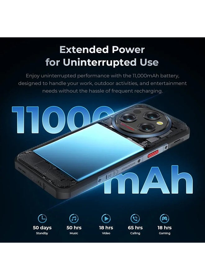أوكيتل - WP35S RUGGED PHONE Grey 6GB RAM 256GB 4G  - Middle East Version - Image 1