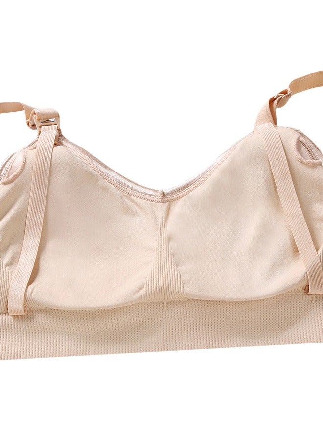 صنفينو Breastfeeding Nursing Bra - Skin 75B - Image 4