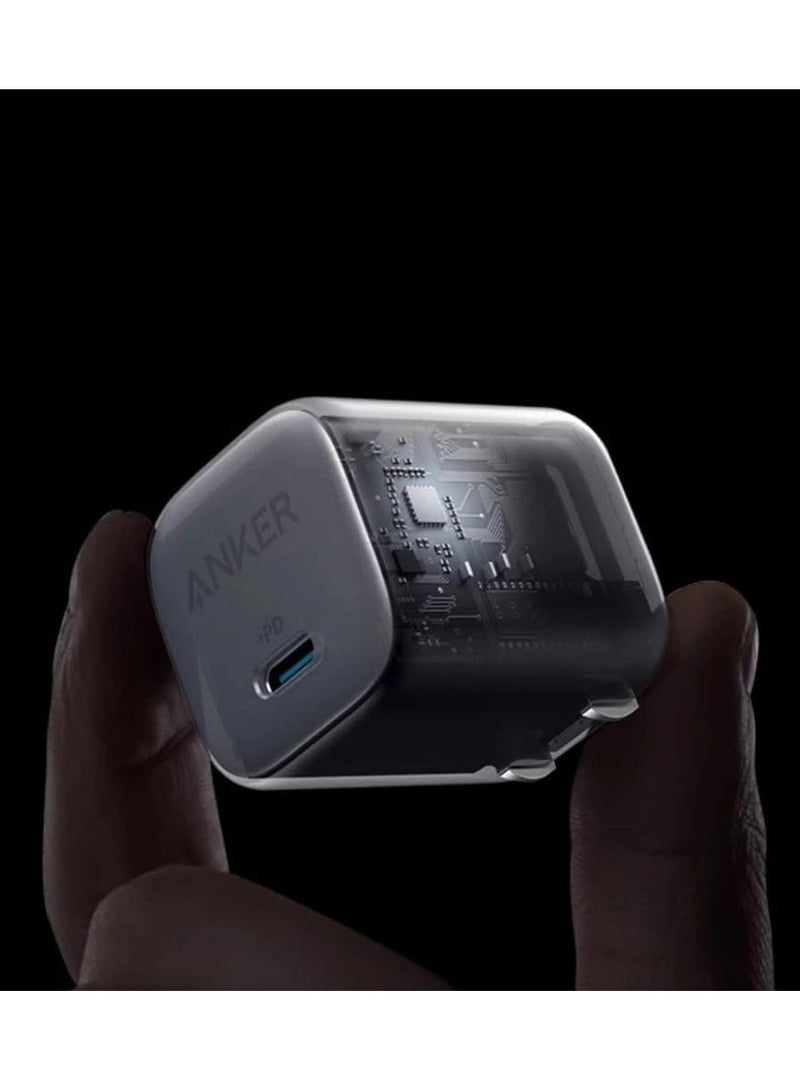 Anker - Zolo 35W A2696 Charger With Compact & Foldable Design, 35W Fast Charger for iPhone 15/14/13/12 Series, Samsung S24 / S23, MacBook Air, Pixelbook, iPad Pro, & Mor White - Image 1