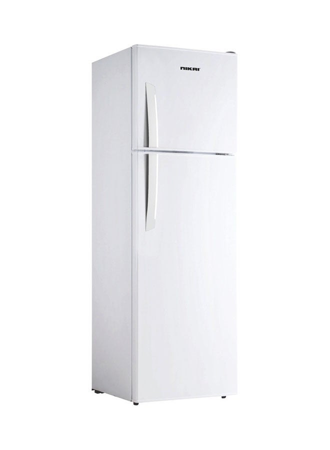 NIKAI 245 Liter,  8.7 Cubic Feet , Double Door Refrigerator , Large Storage capacity, Power Saving, Silent and Reliable Compressor, Super Strong Freezing NRF300DW White - Image 1