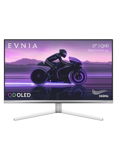 Evnia 27M2N8500 QD OLED Gaming Monitor, QHD 2560 x 1440, 360Hz, 0.03ms White