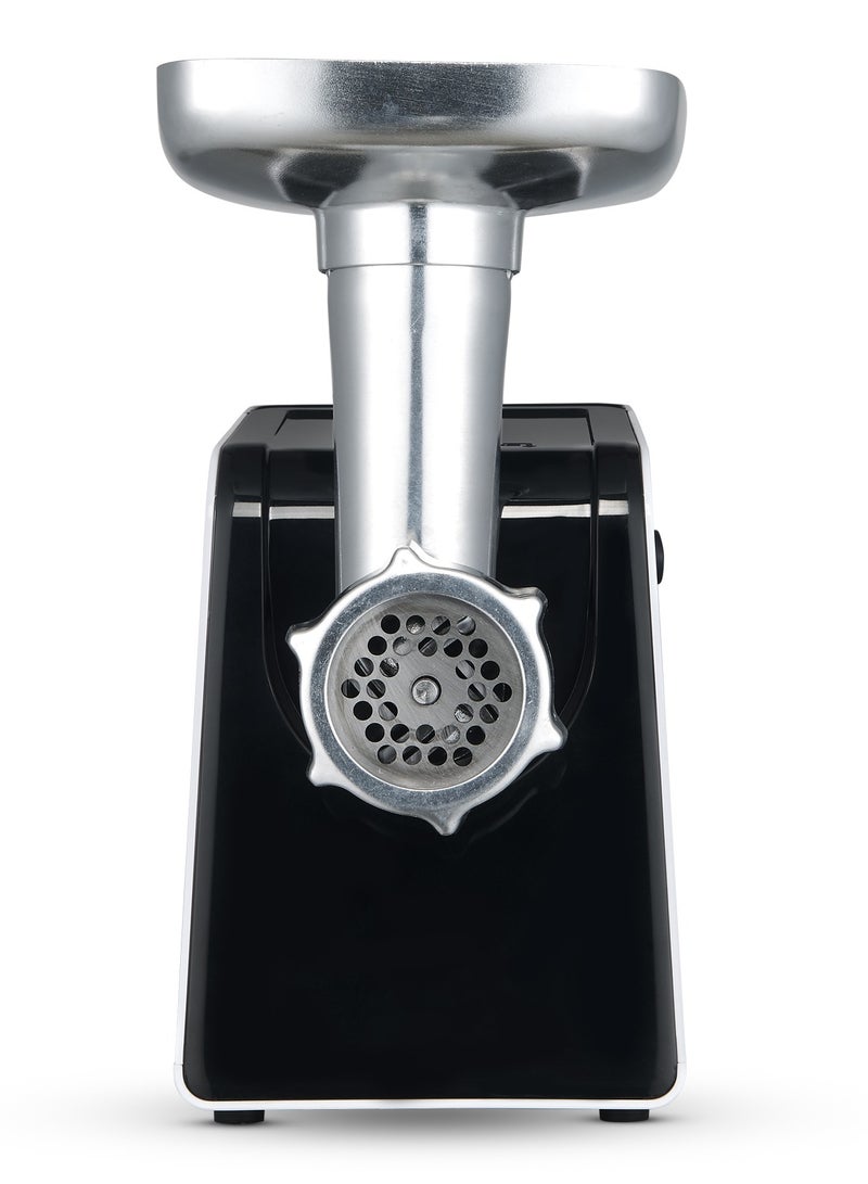 كليكون Electric Meat Grinder With Forward & Reverse Functions 100% Copper Motor 400 W CK2692 Black/Silver  - Image 3