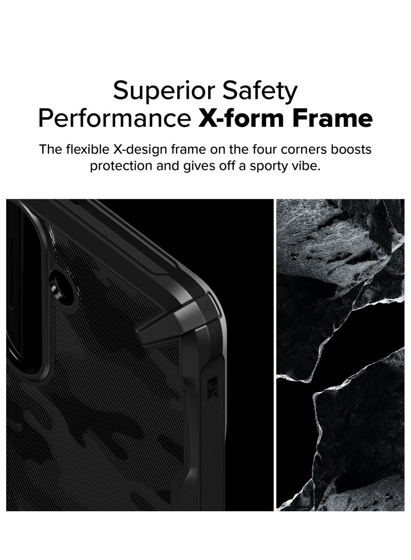 Ringke Samsung Galaxy S25 Fusion X Design - Camo Black - Image 4