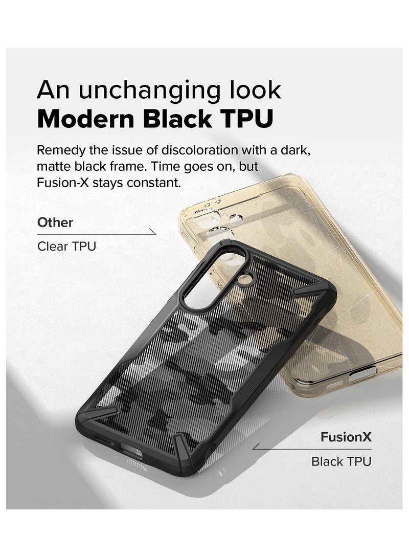 Ringke Samsung Galaxy S25 Fusion X Design - Camo Black - Image 5