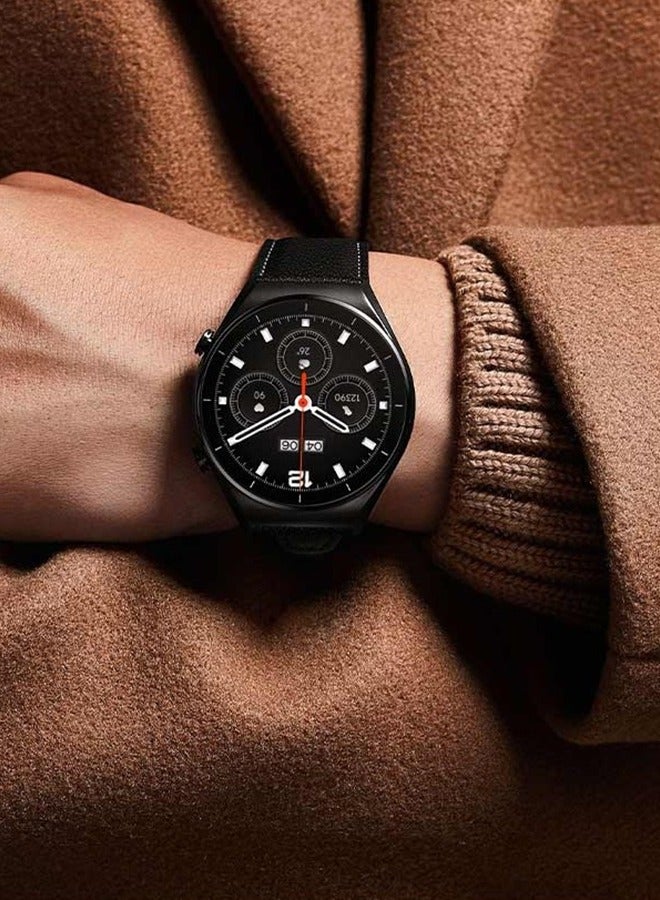 Xiaomi Watch Leather Strap – Black -  Premium Elegance & Comfort - Compatible with Watch S2 Black - Image 5