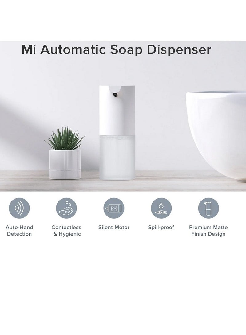 شاومي Mi Automatic Foaming Soap Dispenser BHR4558GL - Touchless, Hygienic & Efficient with Infrared Sensor, Rich Foam, Energy-Saving Design, Ideal for Homes, Offices & Bathrooms - White BHR4558GL White  - Image 4
