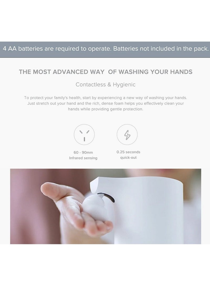 شاومي Mi Automatic Foaming Soap Dispenser BHR4558GL - Touchless, Hygienic & Efficient with Infrared Sensor, Rich Foam, Energy-Saving Design, Ideal for Homes, Offices & Bathrooms - White BHR4558GL White  - Image 5