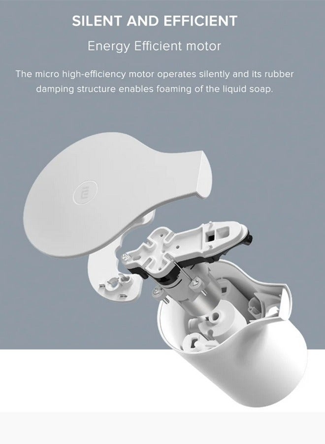 شاومي - Mi Automatic Foaming Soap Dispenser BHR4558GL - Touchless, Hygienic & Efficient with Infrared Sensor, Rich Foam, Energy-Saving Design, Ideal for Homes, Offices & Bathrooms - White BHR4558GL White - Image 1