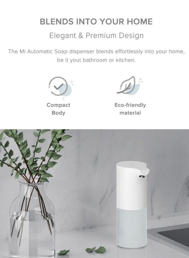 شاومي - Mi Automatic Foaming Soap Dispenser BHR4558GL - Touchless, Hygienic & Efficient with Infrared Sensor, Rich Foam, Energy-Saving Design, Ideal for Homes, Offices & Bathrooms - White BHR4558GL White - Image 1
