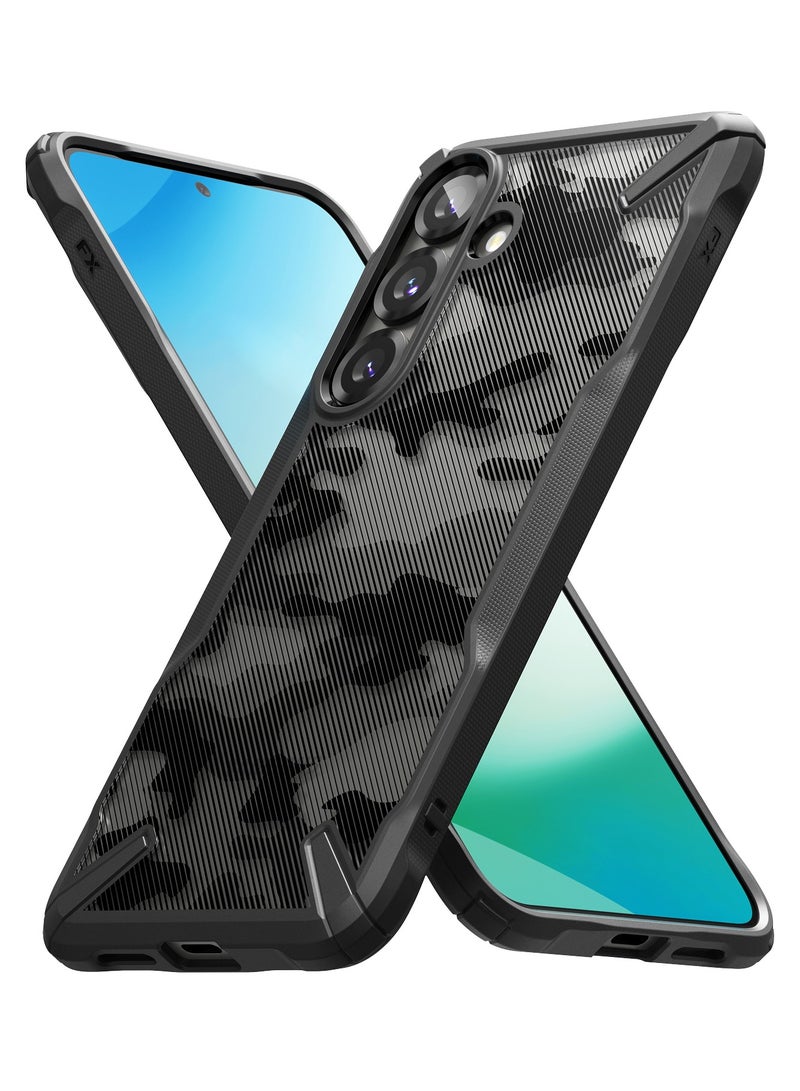 Ringke Samsung Galaxy S25 Plus Fusion X Design - Camo Black - Image 1