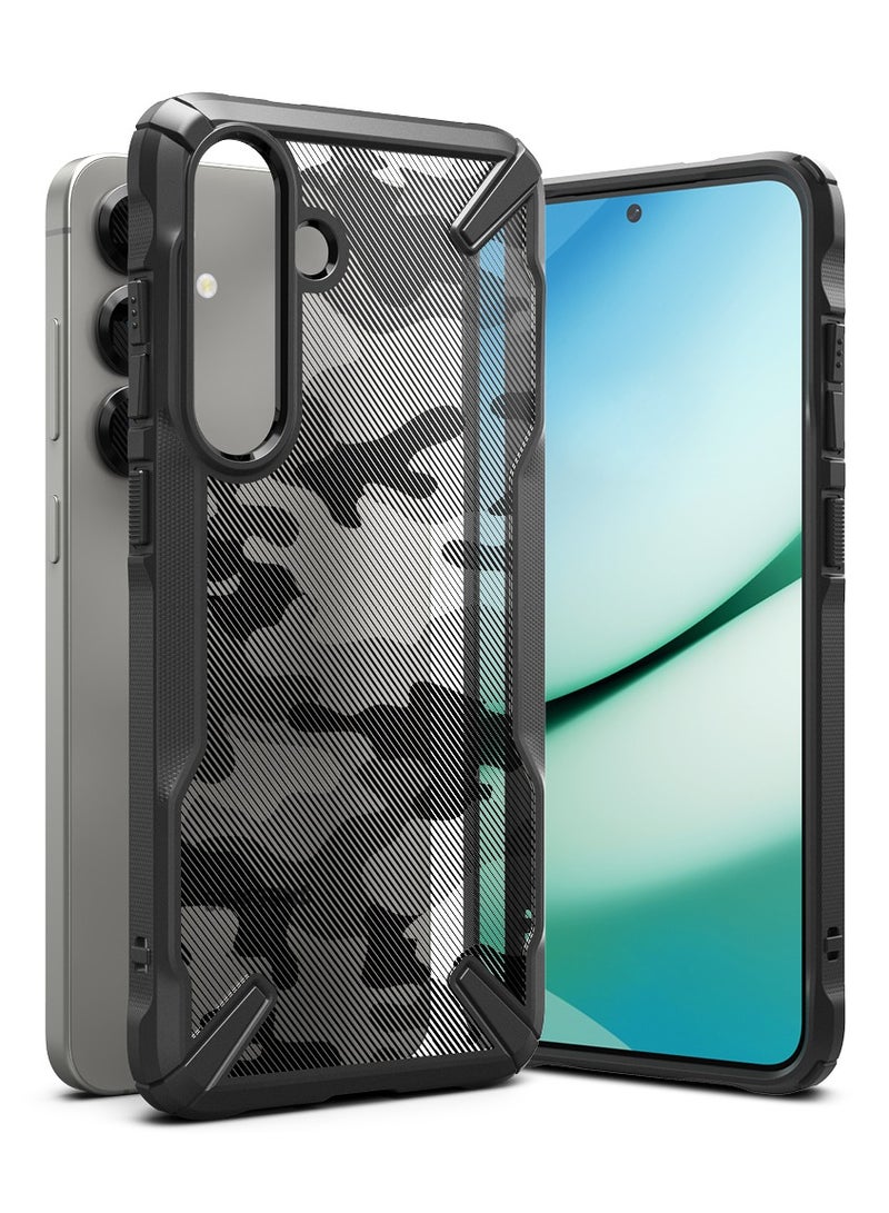 Ringke Samsung Galaxy S25 Plus Fusion X Design - Camo Black - Image 2