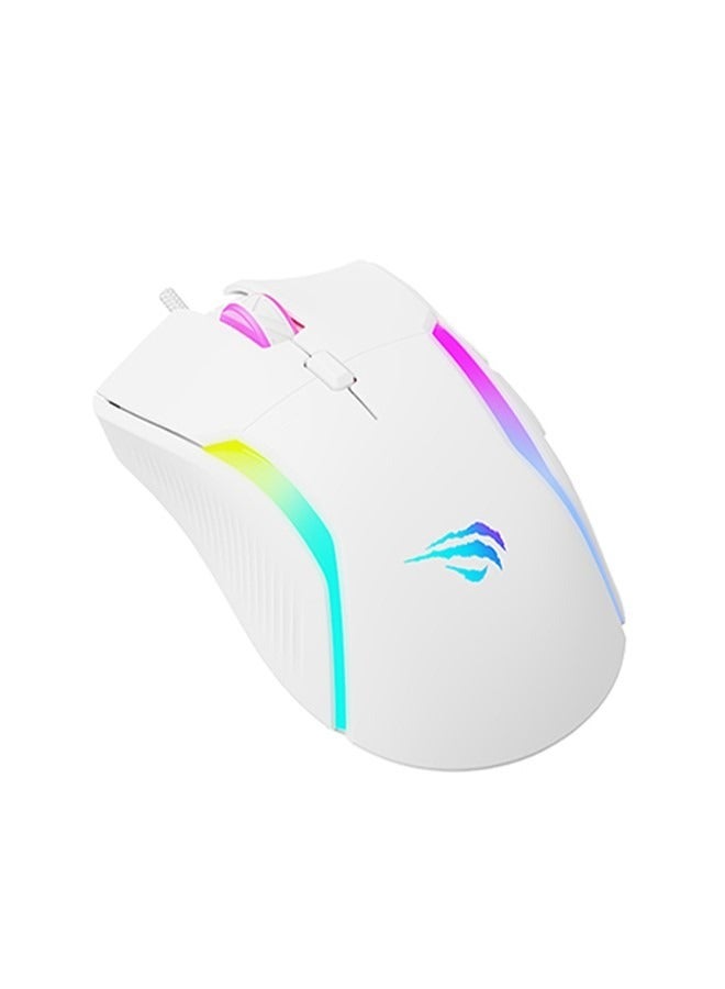 havit Rgb Backlit Gaming Mouse, Wired Computer Mouse, High-Precision Sensor, Suitable for Work, Games, Office - Image 1
