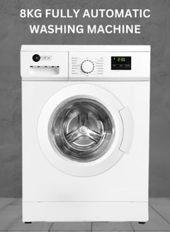 AFRA Washing Machine, Front Loading, 8KG Capacity, 1400 RPM, 15 Programs, LED Display,G-MARK, ESMA, ROHS, and CB Certified, 2 years Warranty 8 kg 2100 W AF-8140WMWT White  - Image 1