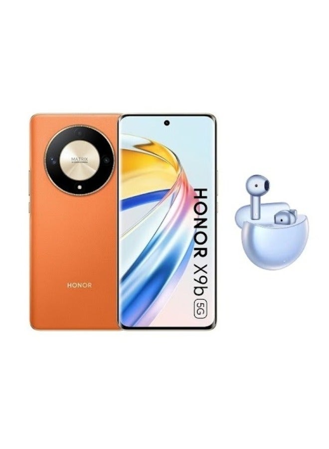 Honor X9b Dual SIM Sunrise Orange 12GB RAM 256GB 5G With Honor Choice Earbuds X5e  - Image 1