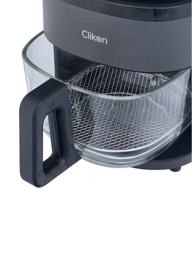 كليكون Digital Air Fryer 4.2 L Multi-Function for Frying, Baking, Grilling, Roasting, Safety Lock, Cool Touch Handle 4.2 L 1500 W CK354 Black  - Image 4