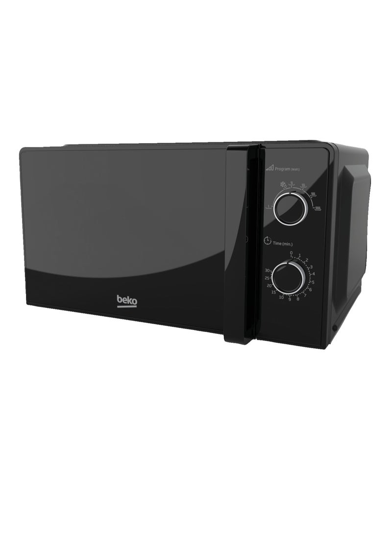 بيكو Freestanding Microwave 700 W, 20 L, Mechanical, Black, MOC20100BFB 20 L 700 W MOC20100BFB Black  - Image 2