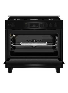 Beko Beko Freestanding Cooker (Fan-assisted, Cooling Fan, Gas, 90 cm) BGGR11225GB BGGR 11225 GB Black  - Image 5