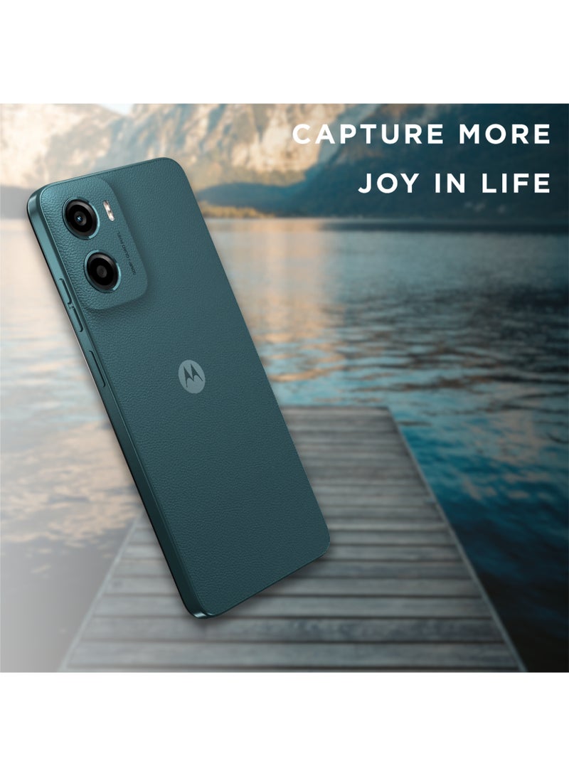 Motorola - G05 4G Dual SIM Forest Green 4GB RAM 256GB + Free Water Bottle - Middle East Version - Image 1