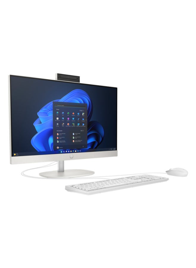 HP ProOne 245 G10 (Upgraded Version) All-in-one 23.8-Inch Full HD (1920X1080)Display, AMD Ryzen 7-7730U Processor/8GB RAM/512GB SSD/AMD Radeon Graphics/Windows11  White English/Arabic White  - Image 2