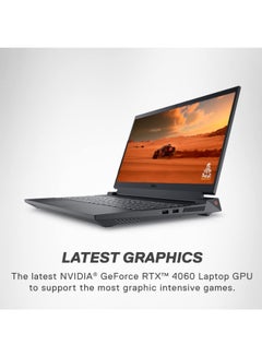 DELL G15 5530 Gaming Laptop With 15.6-Inch FHD Display, Core i7-13650HX Processor/16GB RAM/1TB SSD/8GB NVIDIA GeForce RTX 4060 Graphics Card/Windows 11 Home English Dark Shadow Gray  - Image 3