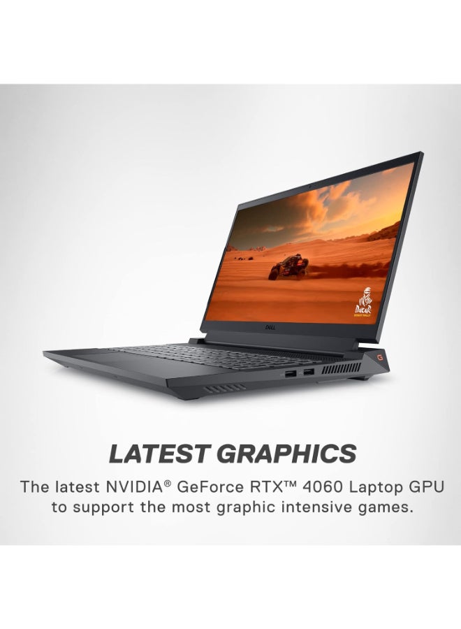 DELL G15 5530 Gaming Laptop With 15.6-Inch FHD Display, Core i7-13650HX Processor/16GB RAM/1TB SSD/8GB NVIDIA GeForce RTX 4060 Graphics Card/Windows 11 Home English Dark Shadow Gray  - Image 3