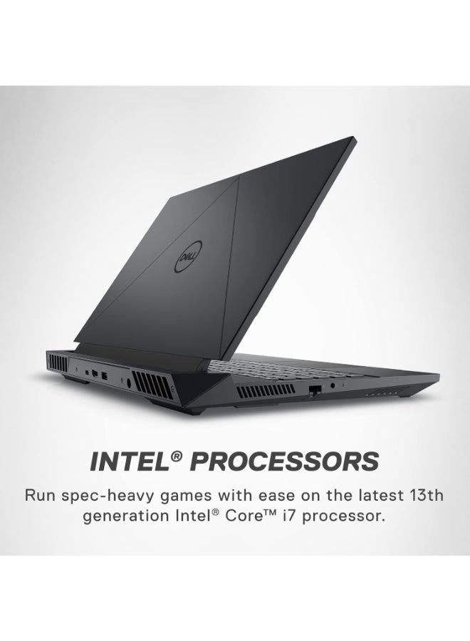 DELL G15 5530 Gaming Laptop With 15.6-Inch FHD Display, Core i7-13650HX Processor/16GB RAM/1TB SSD/8GB NVIDIA GeForce RTX 4060 Graphics Card/Windows 11 Home English Dark Shadow Gray  - Image 4