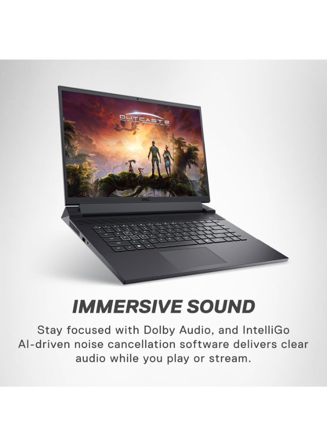 ديل G16 7630 Gaming Laptop With 16-Inch QHD Display, Core i9-13900HX Processor/32GB RAM/1TB SSD/8GB Nvidia GeForce RTX 4070 Graphics Card/Windows 11 Home English Metallic Nightshade - Image 4