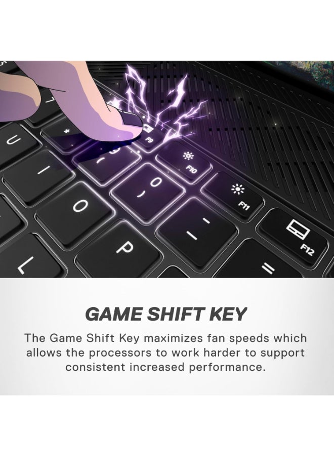 ديل G16 7630 Gaming Laptop With 16-Inch QHD Display, Core i9-13900HX Processor/32GB RAM/1TB SSD/8GB Nvidia GeForce RTX 4070 Graphics Card/Windows 11 Home English Metallic Nightshade - Image 5