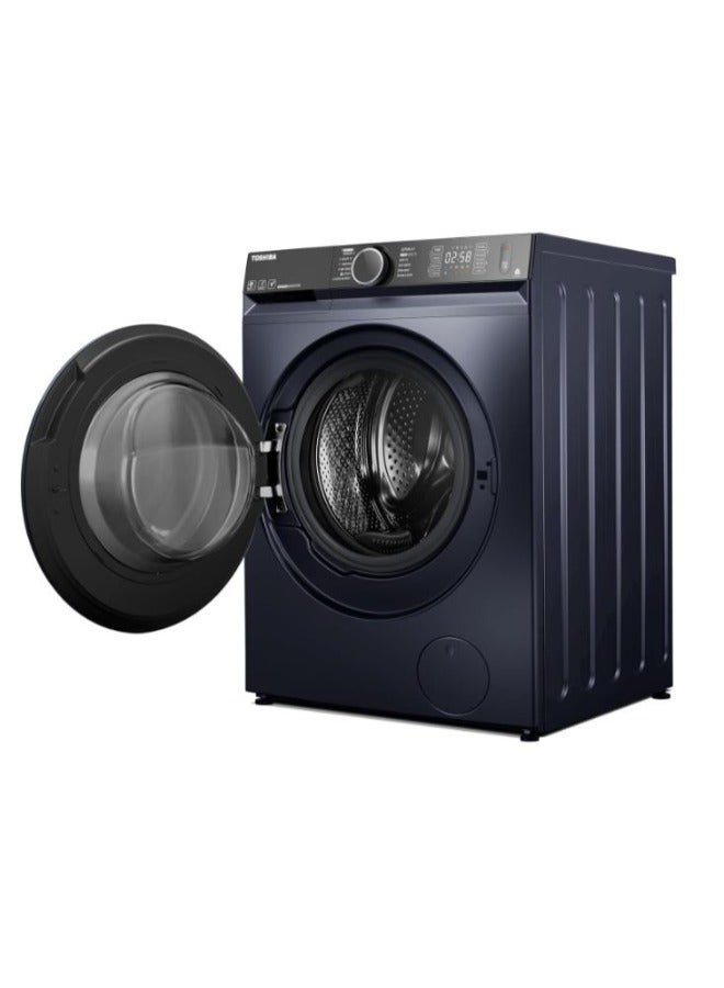 Toshiba Washing Machine Inverter  with Dryer, Front Load, 9 kg, Morandi Grey - TWD-BM100GF4EG-MK 9 kg TWD-BM100GF4EG-MK Morandi Grey  - Image 3
