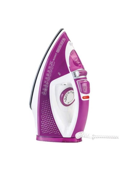 Steam Iron - 2400 Watt - White/Purple - X2450-B5 320 ml 2400 W X2450-B5 White/Purple